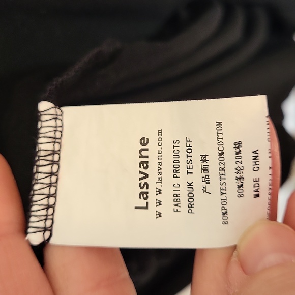 Lot of 2 Cold Shoulder Tshirt Dresses Red Black Medium - Picture 6 of 6